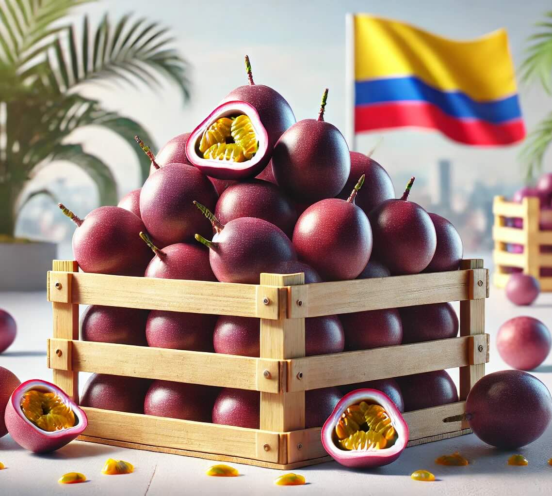 Frische Maracuja Passionsfrüchte 2Kg Kiste