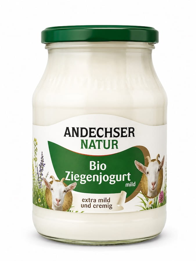 Andechser Natur BIO Ziegenjoghurt im Glas 500g