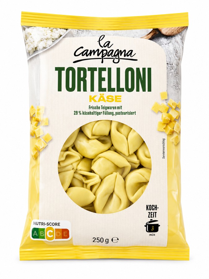 Frische Tortelloni mit Käsefüllung 400g