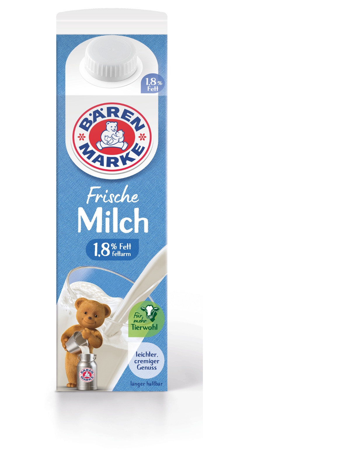 Bärenmarke die Frische Milch fettarm 1000ml 