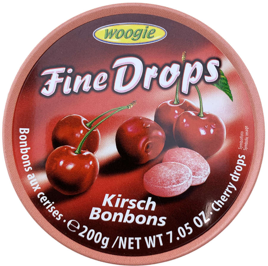 Woogie Fine Drops Kirsche 175g