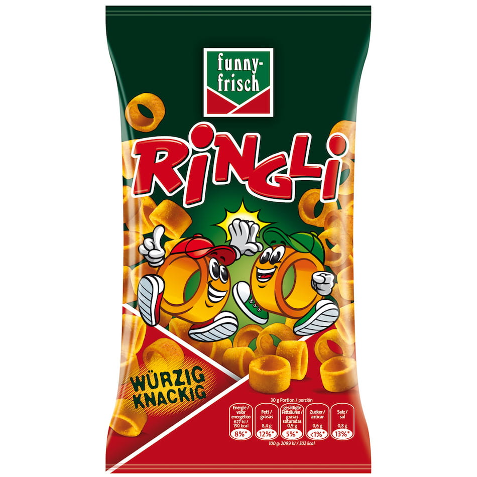 Funny-Frisch Ringli Runder Knabberspaß 75g