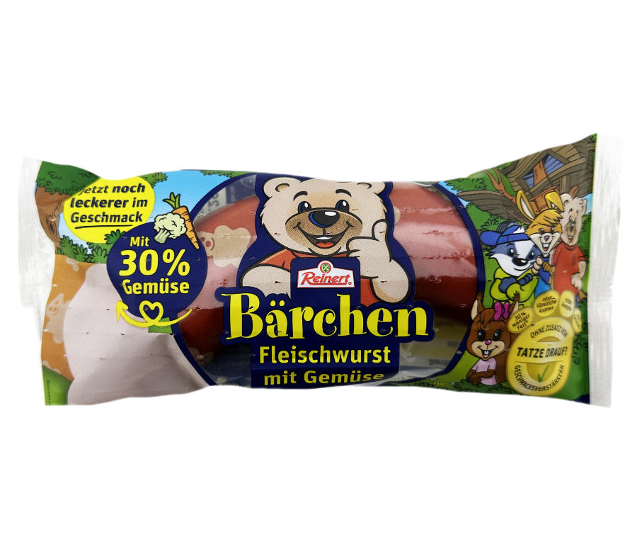 Reinert Bärchen Fleischwurst Mit Gemüse 180g