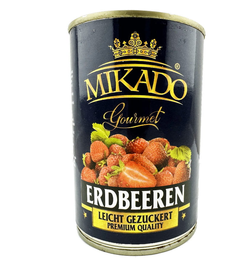 Mikado Gourmet Erdbeeren leicht gezuckert 160g