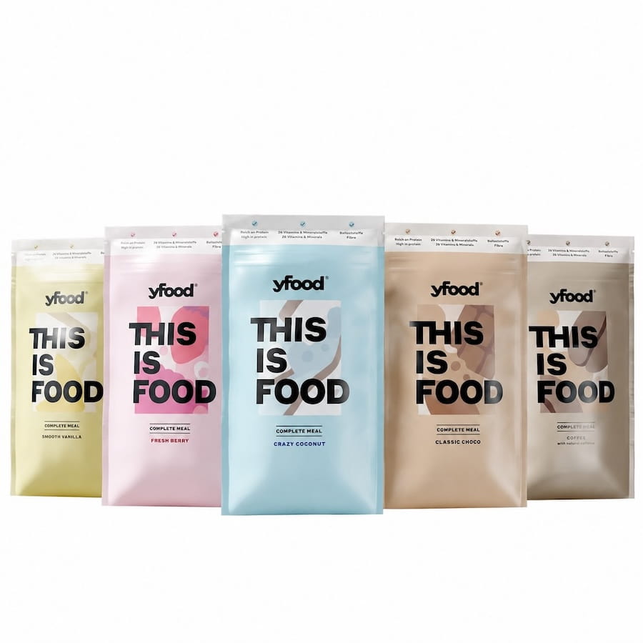 Yfood Probierpaket Classic Pulver 5x89g