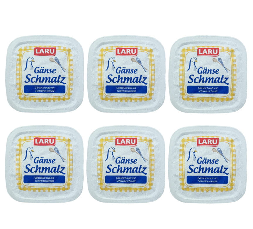 6x Laru Gänseschmalz 150g