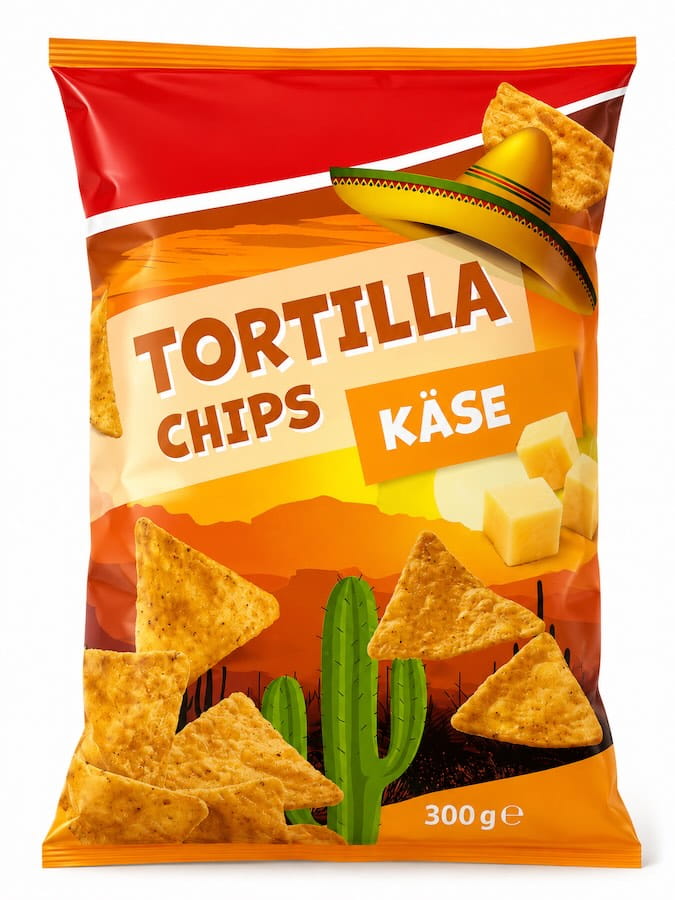 Tortilla Chips Käse 300g