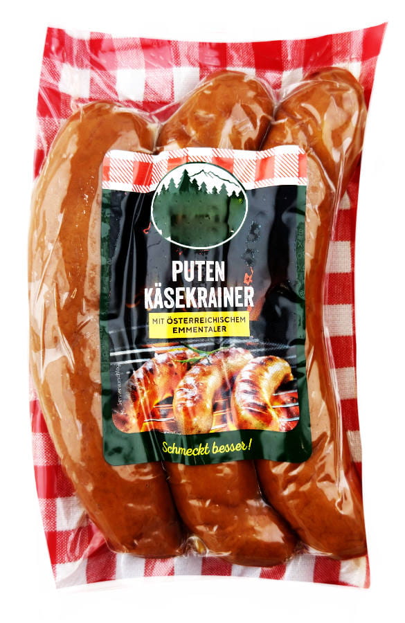 Wiesbauer Puten Käsekrainer 3er 300g