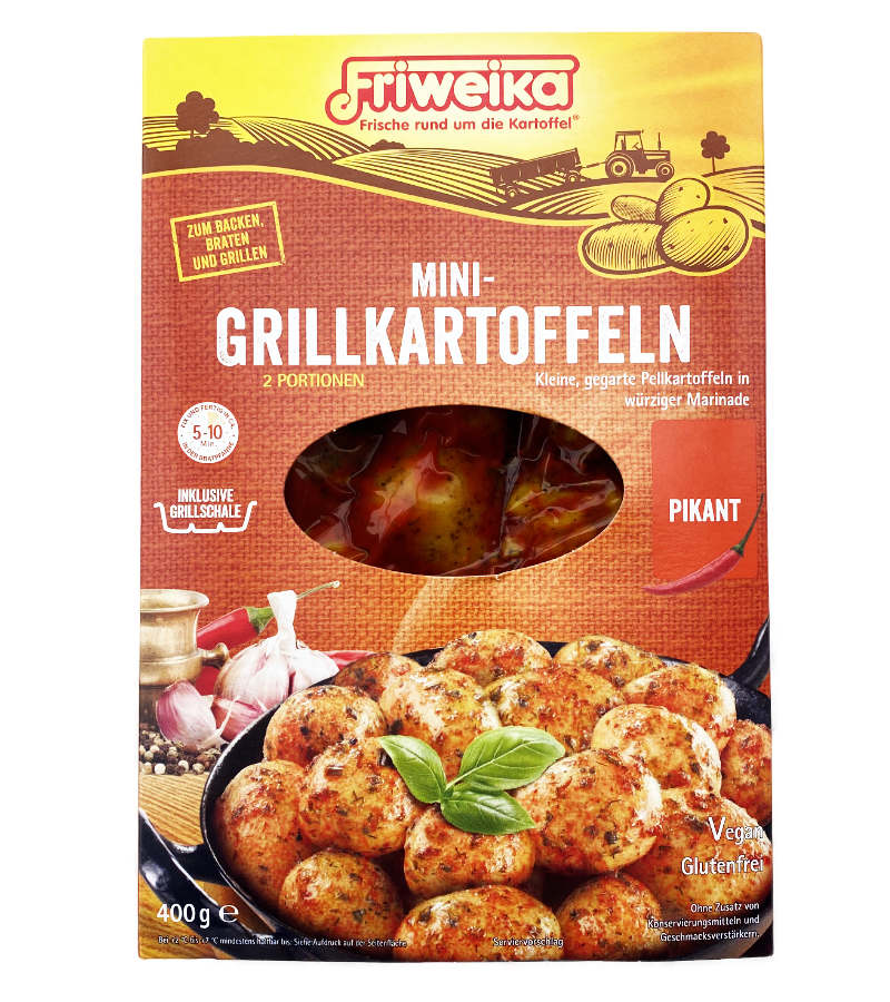 Mini Grillkartoffeln mit pikanter Marinade 400g