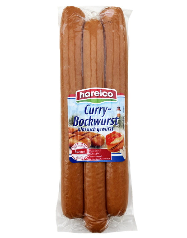 Curry Bockwurst 3er 540g