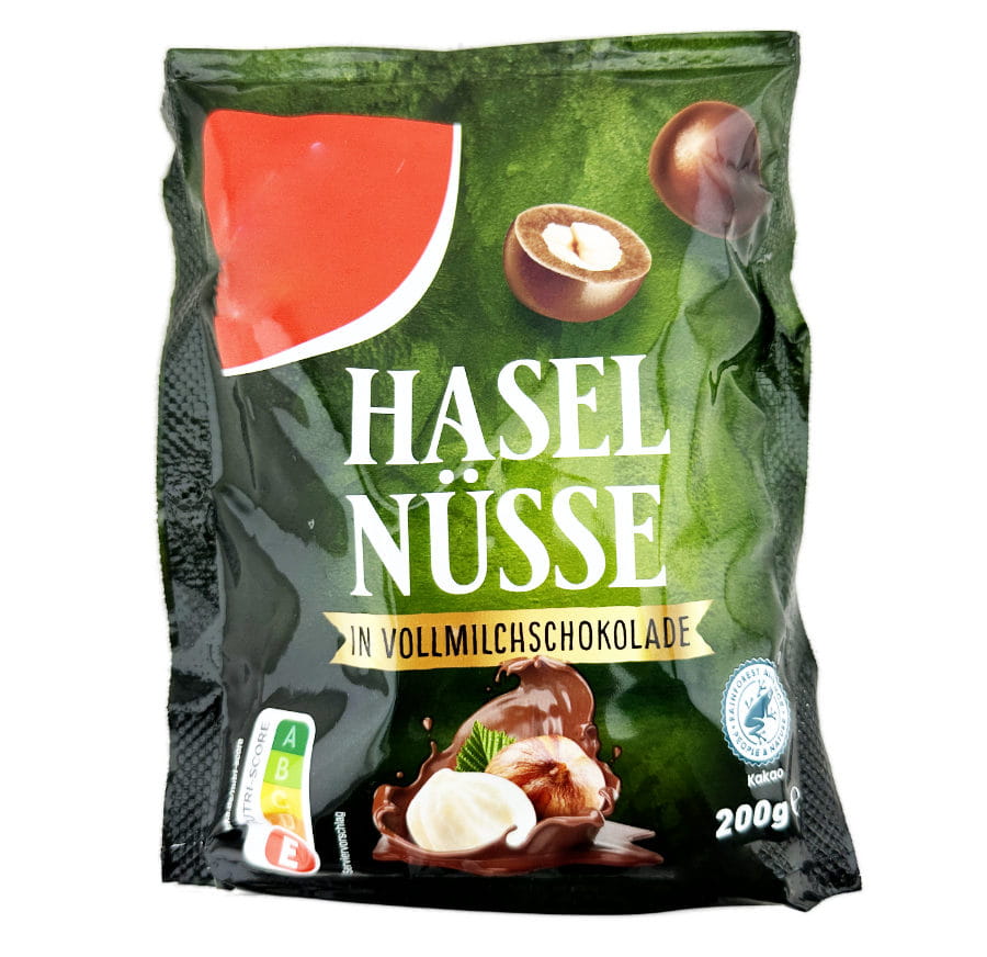 Haselnüsse In Vollmilchschokolade 200g