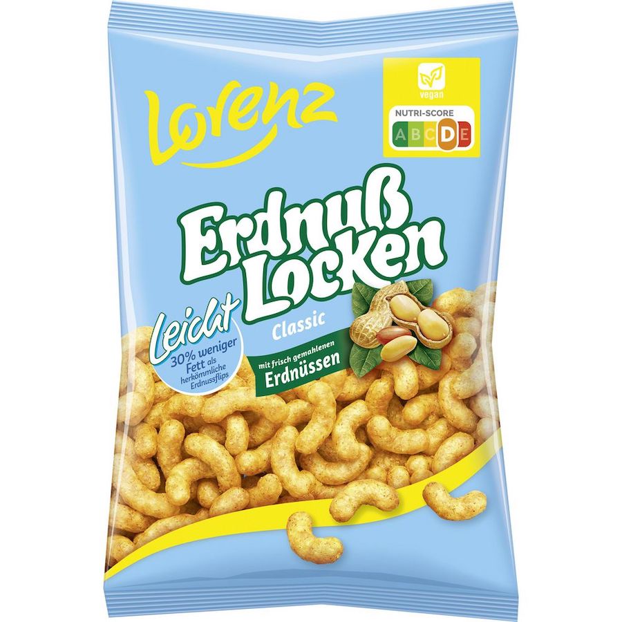 Lorenz Erdnusslocken classic  30% weniger Fett 150g