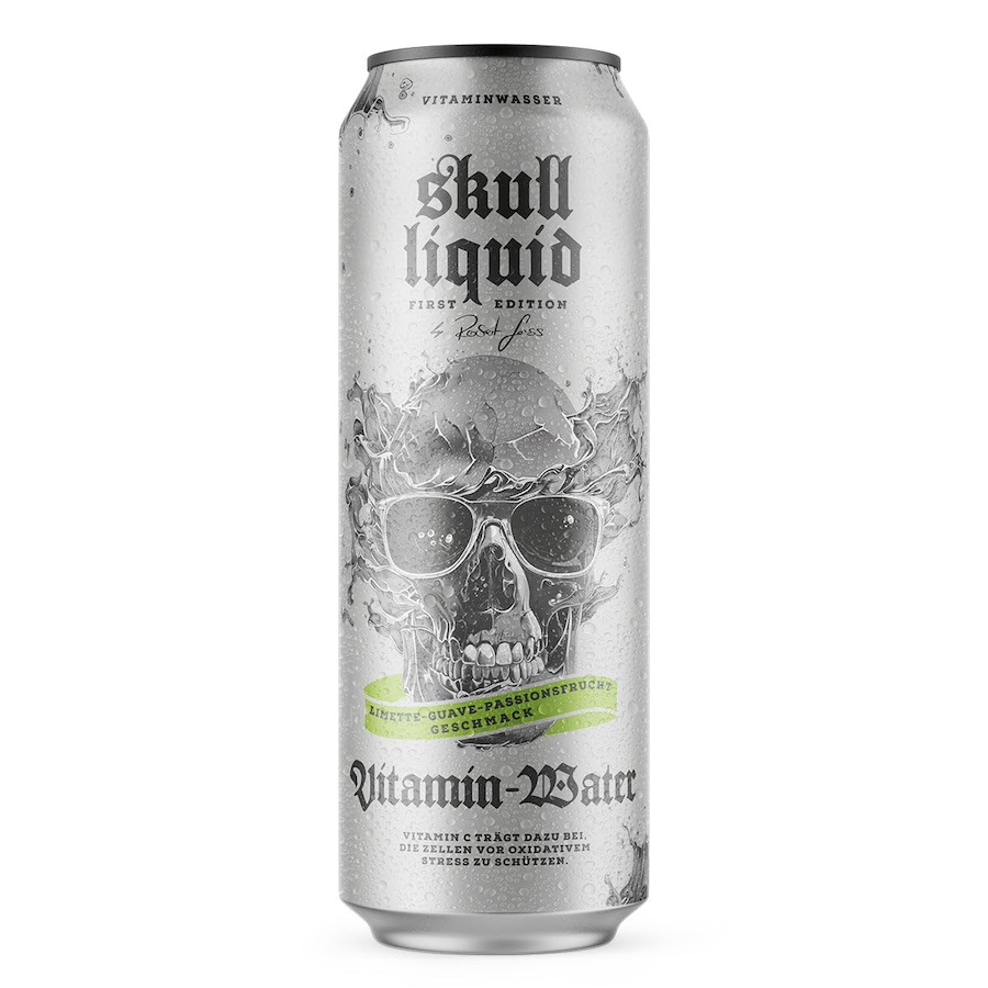 skull liquid Vitamin Water Erfrischungsgetränk 568ml