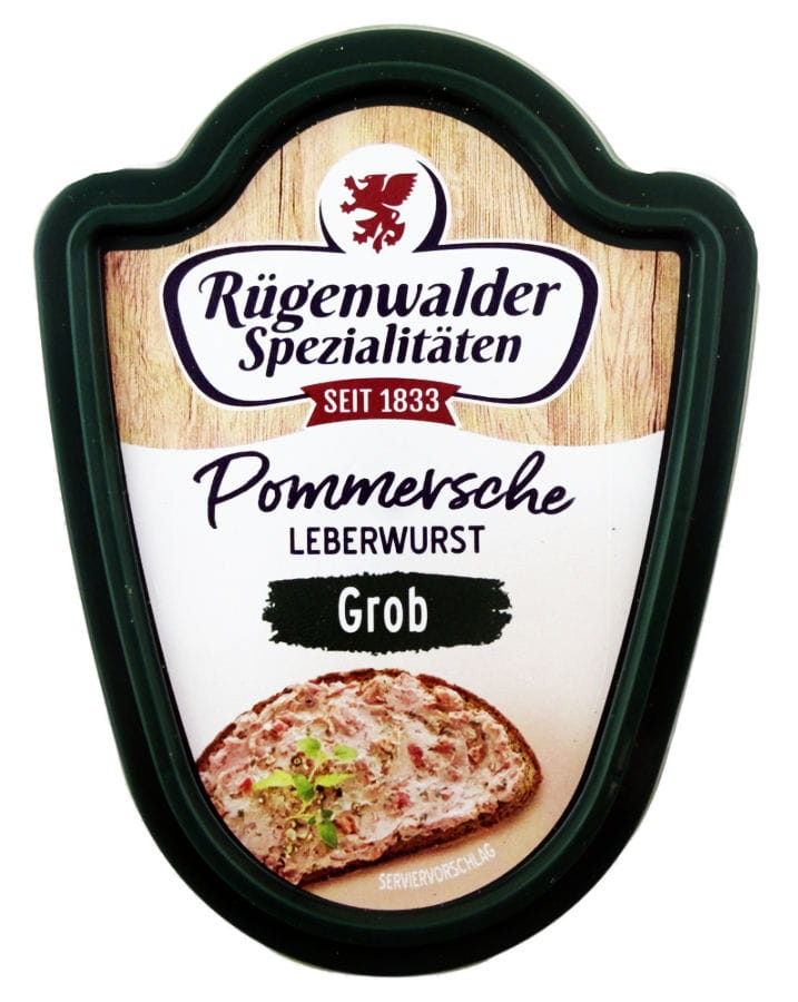 Pommersche Leberwurst Grob 125g