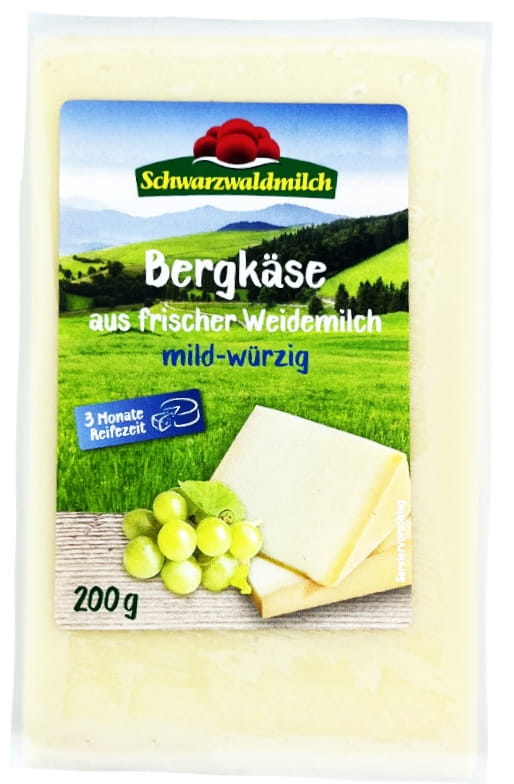 Bergkäse Mild Würzig Am Stück 200g