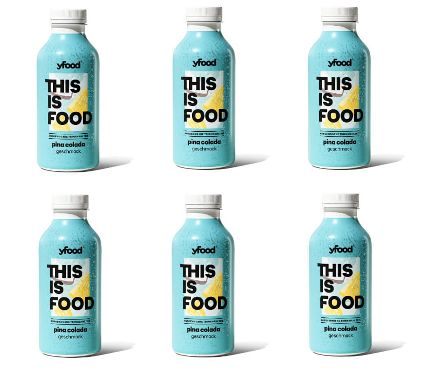 6x yfood Trinkmahlzeit Pina Colada 500ml