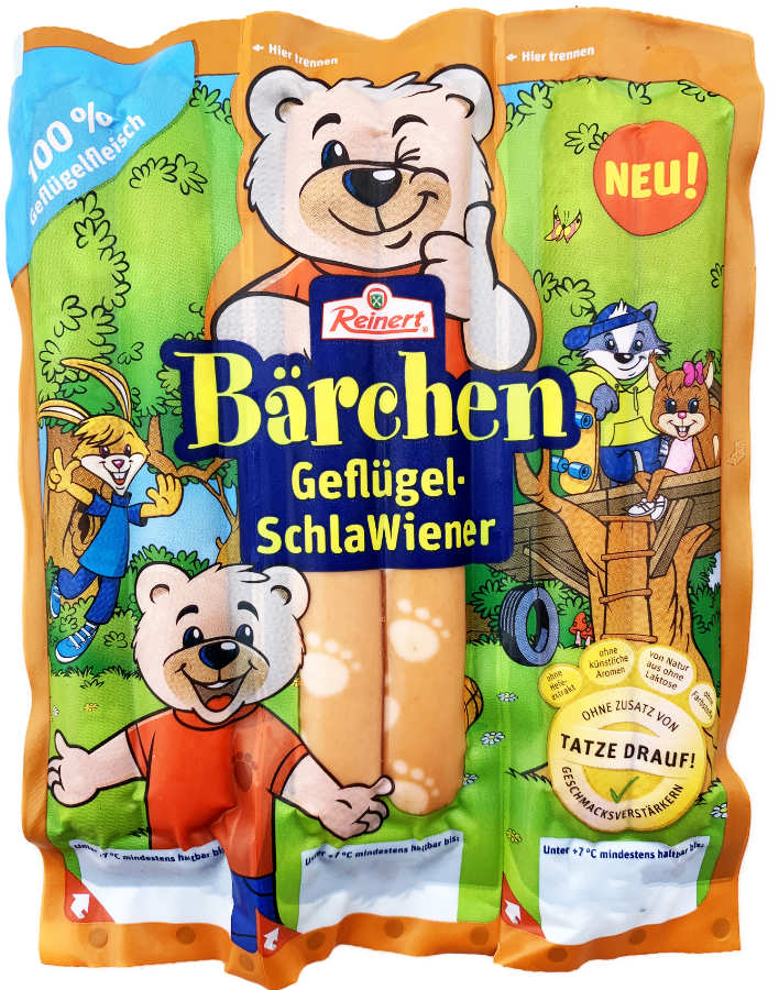 Reinert Bärchen Geflügel SchlaWiener 180g