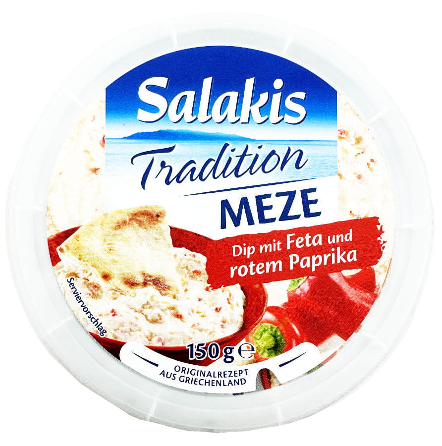 Salakis Meze Dip mit Feta und Rotem Paprika 150g
