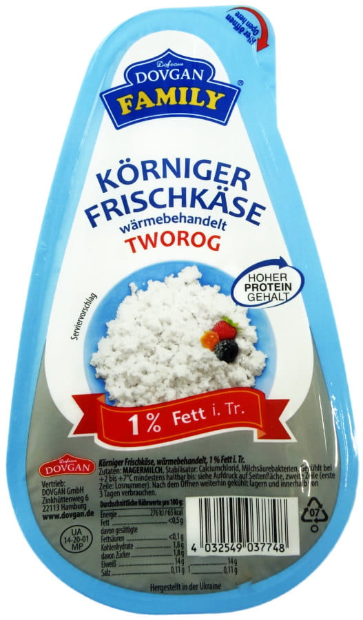 Körniger Frischkäse 1% Fett 250g