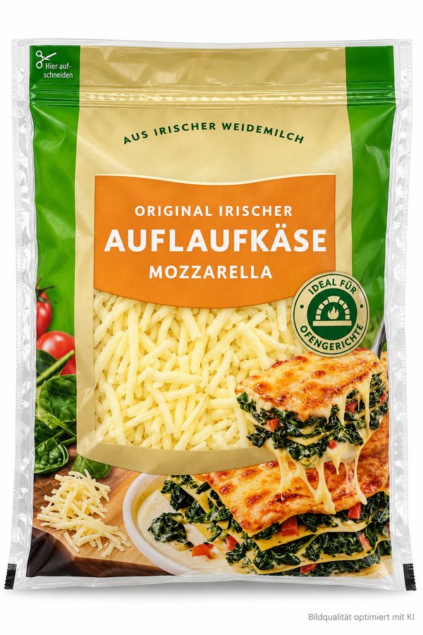 Original Irischer  Auflaufkäse Mozzarella 150g