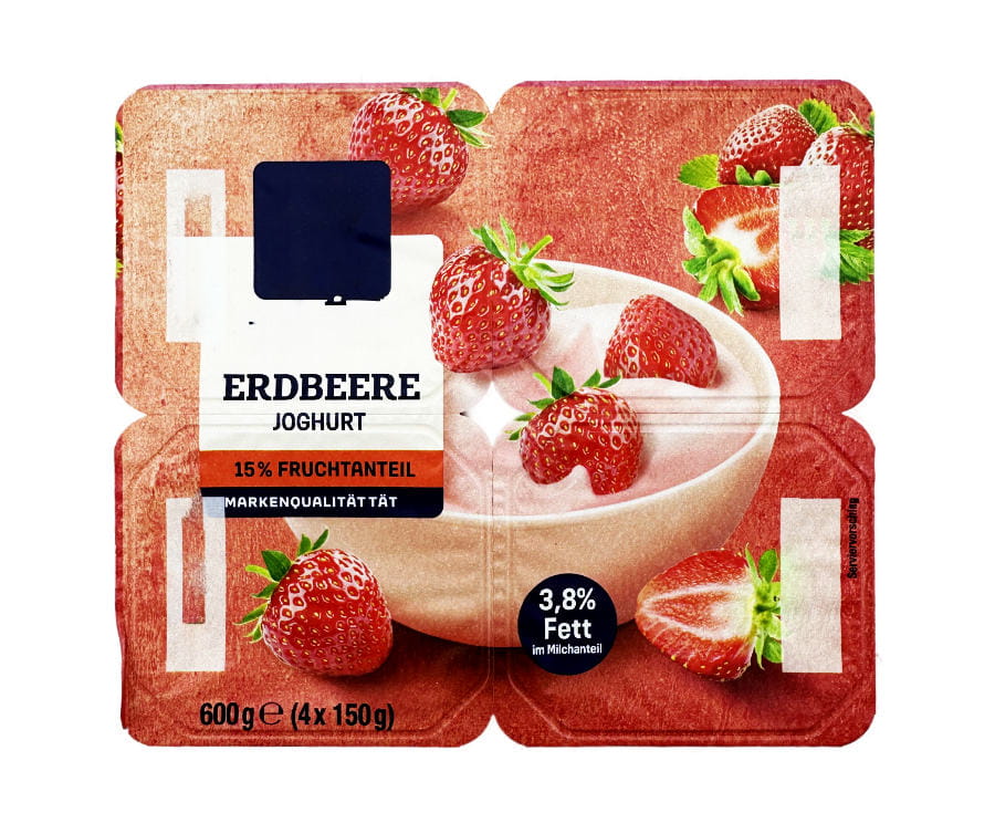 Joghurt Erdbeere 4er 600g