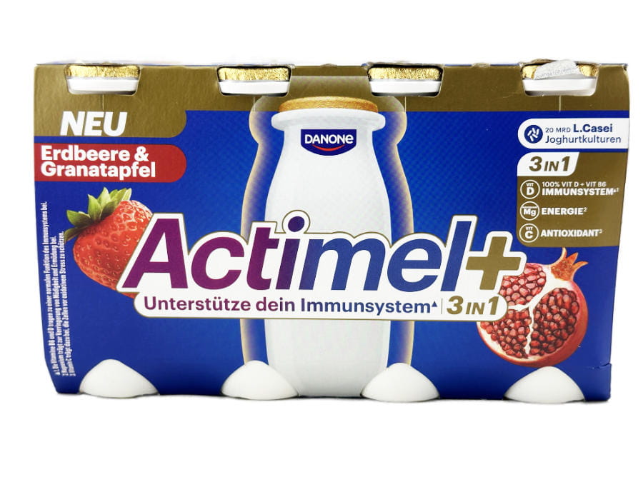 Danone Actimel Erdbeere Granatapfel 8er 800g 