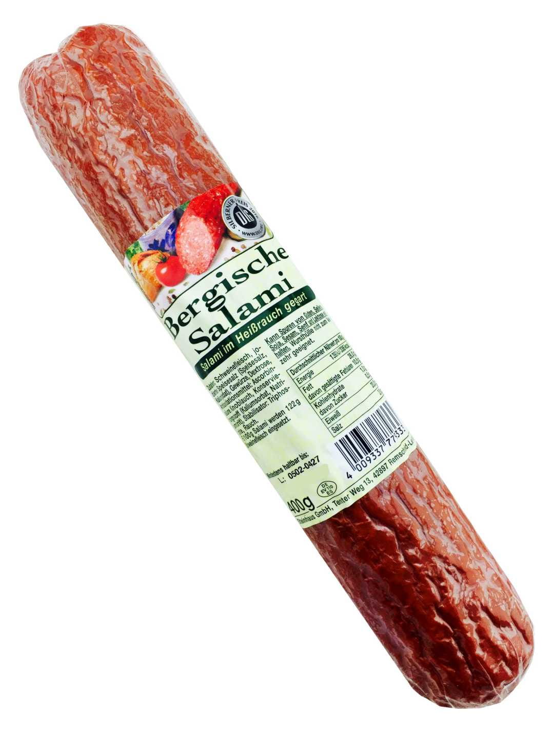 Steinhaus Bergische Salami im Heißrauch gegart 400g