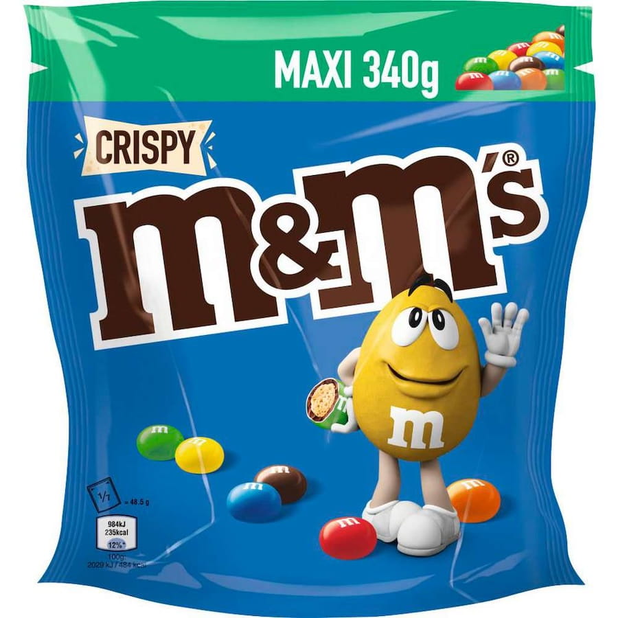 M&M`s Schokolinsen Crispy XXL 340g